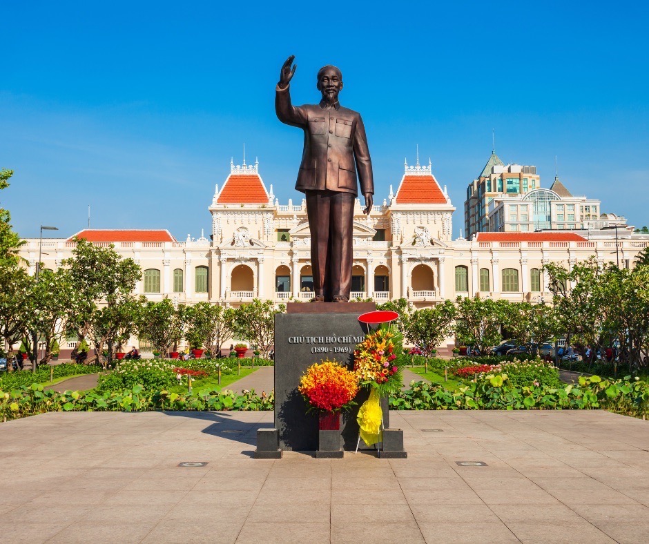 The French colonial architecture, Buddhist temples, and modern skyscrapers create a fascinating blend of old and new.