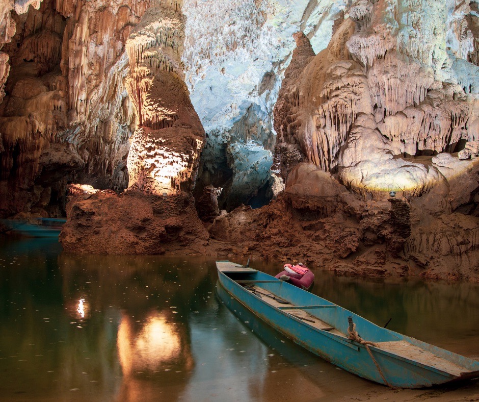 Limestone caves in Phong Nha-Ke Bang National Park, Vietnam