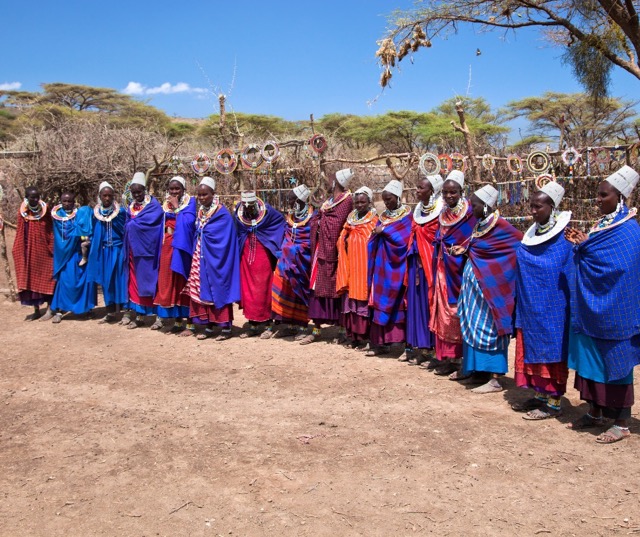 Maasai village Tanzania traditional huts Maasai people cultural experience East Africa