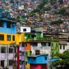 View of Rocinha Favela in Rio de Janeiro Brazil