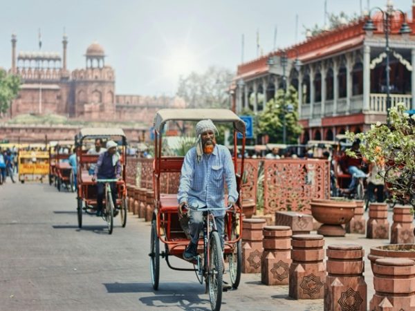 Guided heritage exploration of Old Delhi's historic lanes during an exclusive India group tour.