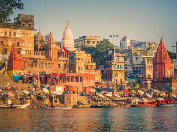 Cultural exploration of Varanasi’s historic ghats during a premium, expert-led India group trip.