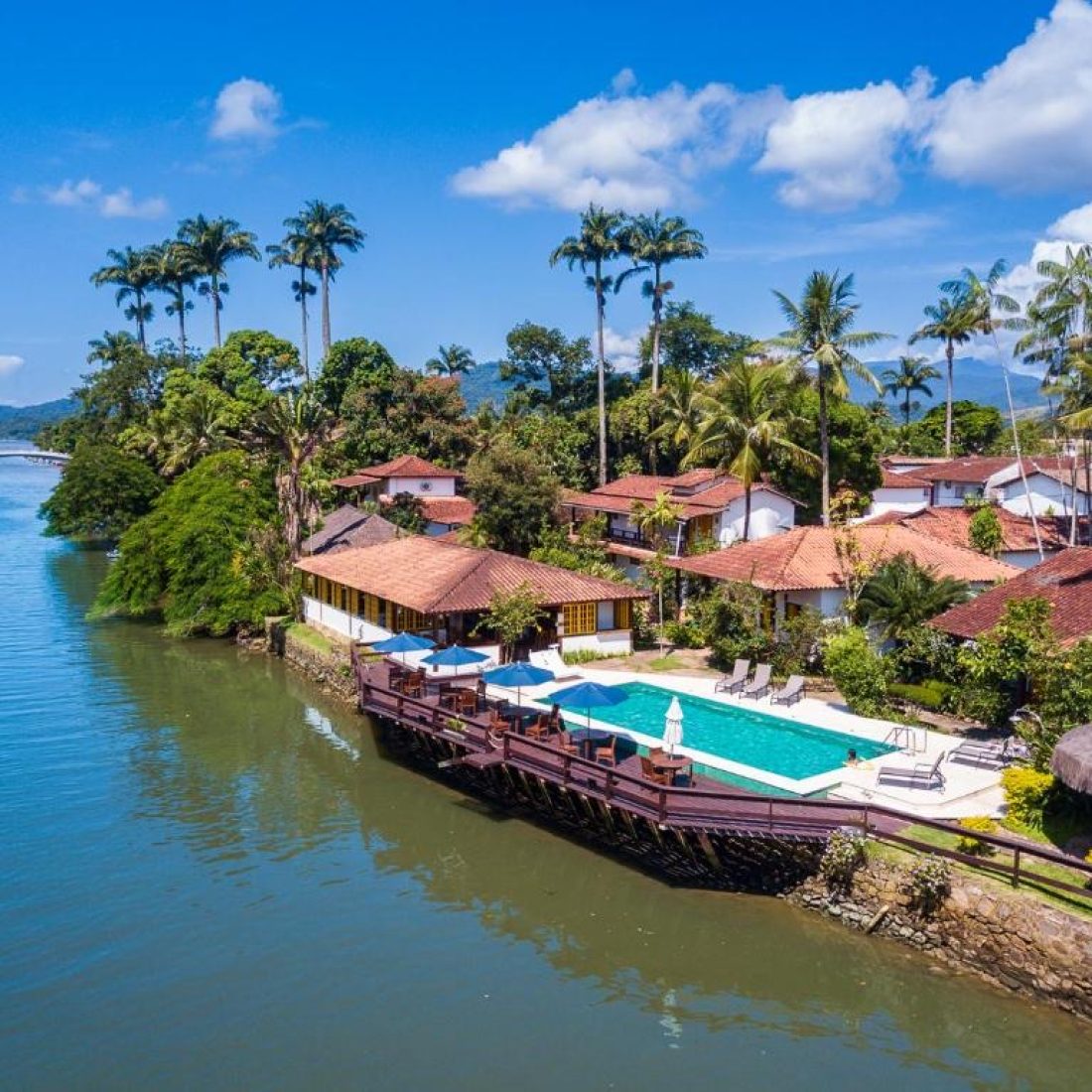 Boutique hotel in Paraty, Brazil featured on the Gagago Brazil group travel itinerary.