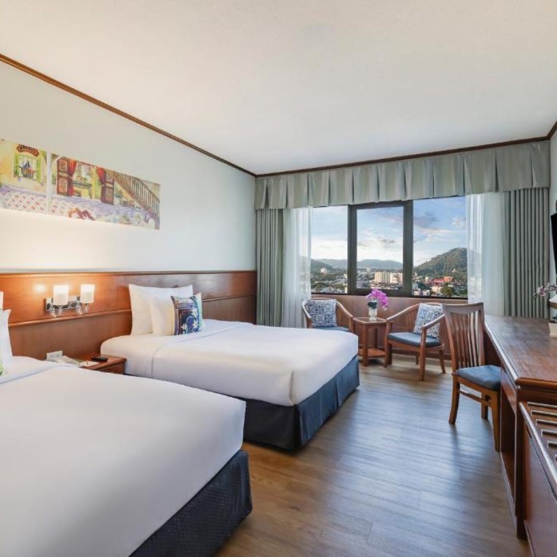 Hotel in Phuket Old Town featuring colorful Sino-Portuguese architecture and a central location in Phuket, Thailand